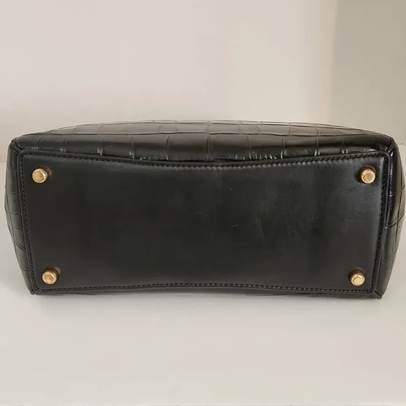 Coach Black Surrey Carryall Satchel Purse Bag - Picture 6 of 8